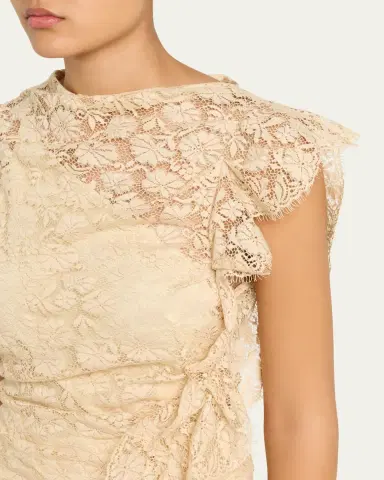 A.L.C. Astrid Lace Ruffle Top | Thumbnail 5 A.L.C. Astrid Lace Ruffle Top | Thumbnail 5