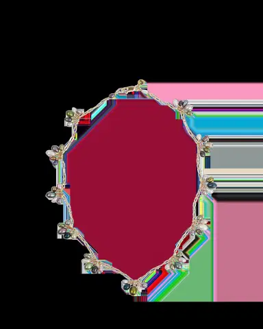 Presley Oldham Fringe Necklace with Multicolor Pearls, 17"L | Thumbnail 2 Presley Oldham Fringe Necklace with Multicolor Pearls, 17"L | Thumbnail 2