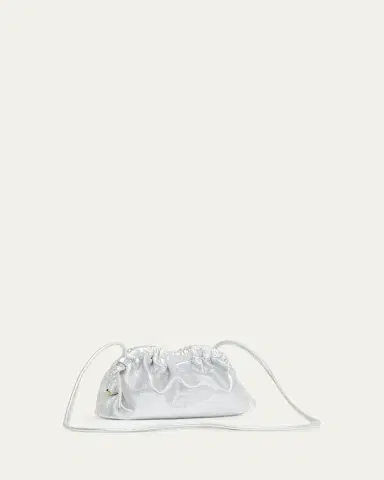 Mansur Gavriel Cloud Mini Metallic Leather Clutch Bag | Thumbnail 2 Mansur Gavriel Cloud Mini Metallic Leather Clutch Bag | Thumbnail 2