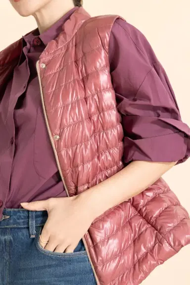 HERNO Giulia Vest - Raspberry | Thumbnail 3 HERNO Giulia Vest - Raspberry | Thumbnail 3