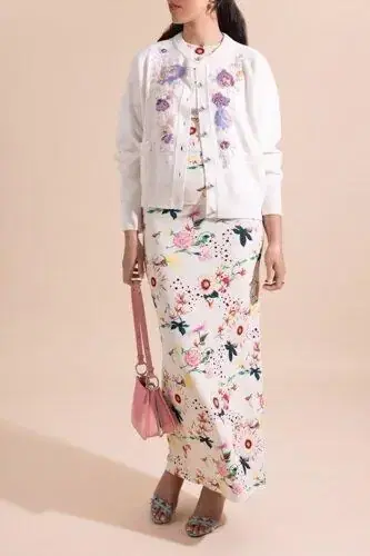 Rabanne Long Sleeve Embellished Cardigan | Thumbnail 2 Rabanne Long Sleeve Embellished Cardigan | Thumbnail 2