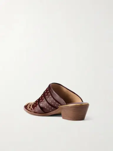Chloé Susanna Studded Leather Mules | Thumbnail 3 Chloé Susanna Studded Leather Mules | Thumbnail 3