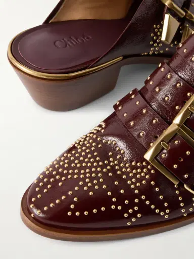 Chloé Susanna Studded Leather Mules | Thumbnail 5 Chloé Susanna Studded Leather Mules | Thumbnail 5