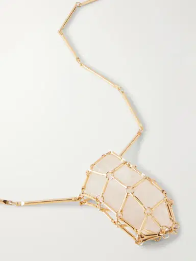 Isabel Marant Rock Crystal Gold-tone Earrings | Thumbnail 4 Isabel Marant Rock Crystal Gold-tone Earrings | Thumbnail 4