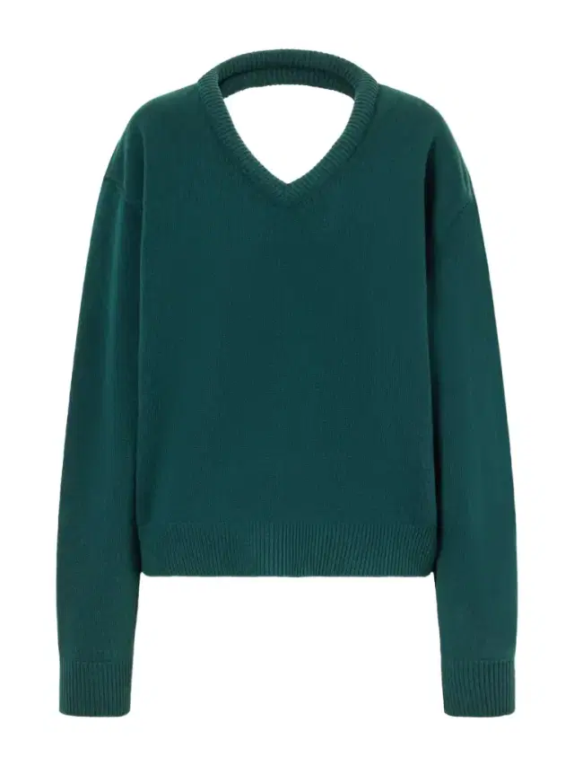 Leather-trimmed Wool Sweater Leather-trimmed Wool Sweater