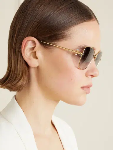 DIOR Eyewear Diortribales S1u Square-frame Gold-tone Sunglasses | Thumbnail 5 DIOR Eyewear Diortribales S1u Square-frame Gold-tone Sunglasses | Thumbnail 5