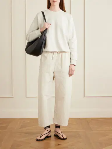 LESET Kyoto Cotton Wide-leg Pants | Thumbnail 2 LESET Kyoto Cotton Wide-leg Pants | Thumbnail 2