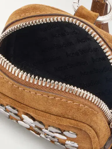 Acne Studios Camero Studded Suede Airpods Case | Thumbnail 3 Acne Studios Camero Studded Suede Airpods Case | Thumbnail 3
