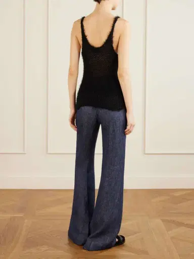 Gabriela Hearst Nur Open-knit Silk And Cashmere-blend Top | Thumbnail 4 Gabriela Hearst Nur Open-knit Silk And Cashmere-blend Top | Thumbnail 4