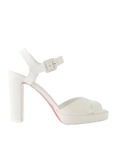 Christian Louboutin Cora 100 Leather Sandals | Thumbnail 1 Christian Louboutin Cora 100 Leather Sandals | Thumbnail 1