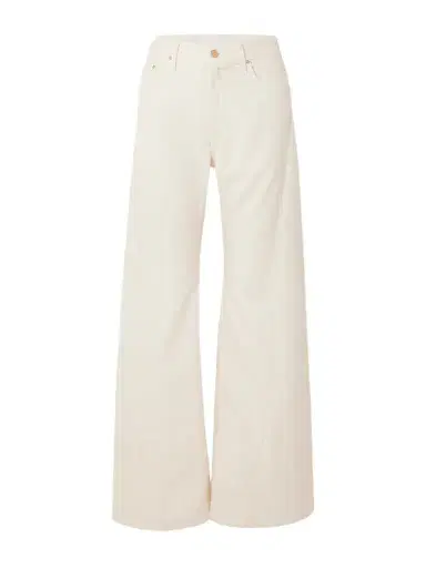 Mother Snacks! The Lemon Twist Sneak High-rise Wide-leg Jeans | Thumbnail 1 Mother Snacks! The Lemon Twist Sneak High-rise Wide-leg Jeans | Thumbnail 1