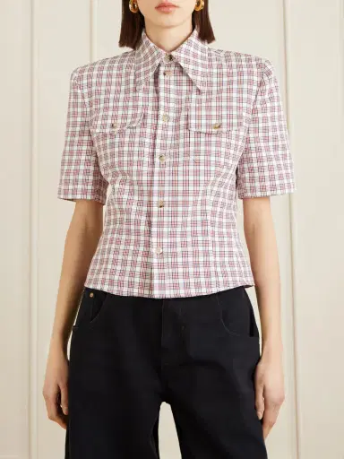 Willy Chavarria Chavela Checked Woven Shirt | Thumbnail 3 Willy Chavarria Chavela Checked Woven Shirt | Thumbnail 3