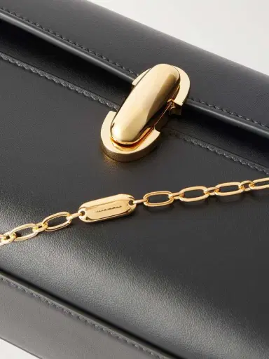 Savette Chain Symmetry Pochette Leather Shoulder Bag | Thumbnail 6 Savette Chain Symmetry Pochette Leather Shoulder Bag | Thumbnail 6