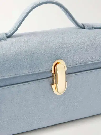Savette Symmetry Pochette Suede Tote | Thumbnail 5 Savette Symmetry Pochette Suede Tote | Thumbnail 5