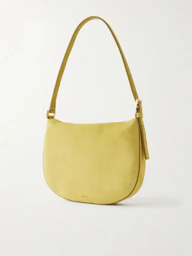 Savette Tondo Small Suede Shoulder Bag | Thumbnail 4 Savette Tondo Small Suede Shoulder Bag | Thumbnail 4