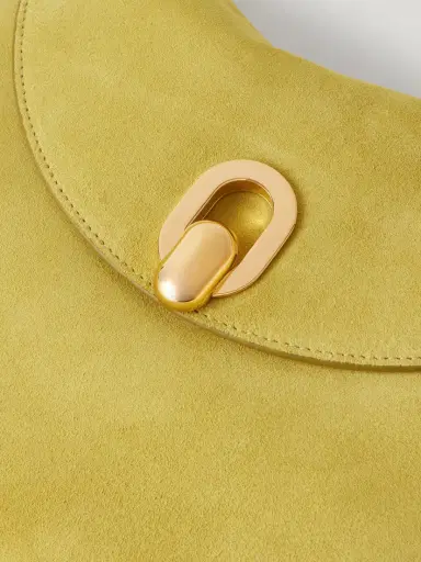 Savette Tondo Small Suede Shoulder Bag | Thumbnail 5 Savette Tondo Small Suede Shoulder Bag | Thumbnail 5