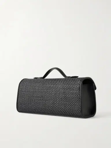 Savette Slim Symmetry Woven Leather Tote | Thumbnail 4 Savette Slim Symmetry Woven Leather Tote | Thumbnail 4