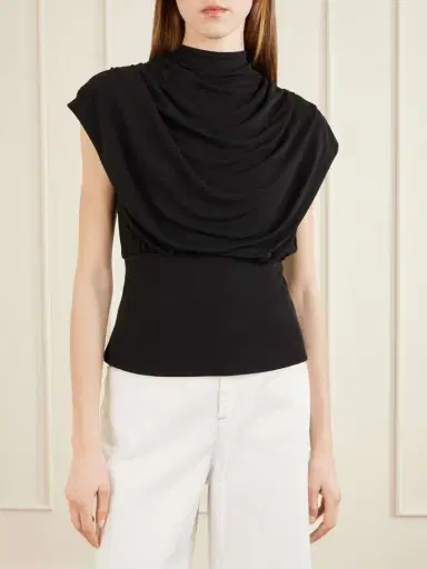 Kallmeyer Jocelyn Gathered Draped Jersey Top | Thumbnail 3 Kallmeyer Jocelyn Gathered Draped Jersey Top | Thumbnail 3
