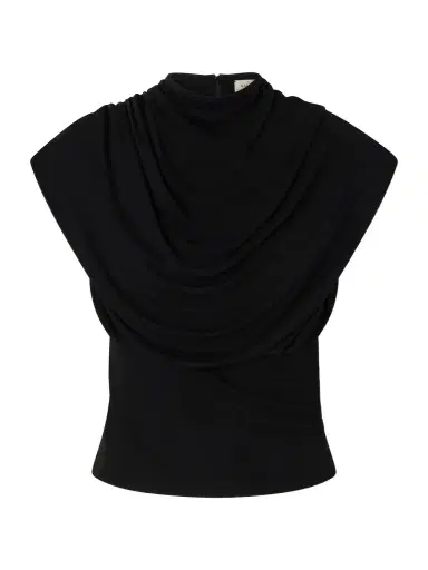 Kallmeyer Jocelyn Gathered Draped Jersey Top | Thumbnail 1 Kallmeyer Jocelyn Gathered Draped Jersey Top | Thumbnail 1