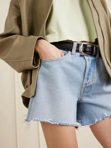 AGOLDE Parker Frayed Denim Shorts | Thumbnail 5 AGOLDE Parker Frayed Denim Shorts | Thumbnail 5