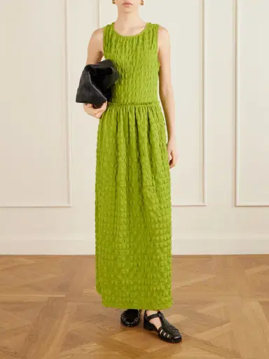 Proenza Schouler White Label Zoira Shirred Jersey Midi Dress | Thumbnail 2 Proenza Schouler White Label Zoira Shirred Jersey Midi Dress | Thumbnail 2