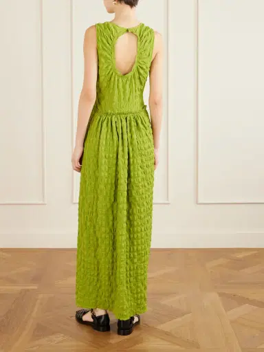Proenza Schouler White Label Zoira Shirred Jersey Midi Dress | Thumbnail 3 Proenza Schouler White Label Zoira Shirred Jersey Midi Dress | Thumbnail 3