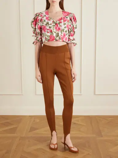 Chloé Stretch-jersey Tapered Leggings | Thumbnail 2 Chloé Stretch-jersey Tapered Leggings | Thumbnail 2