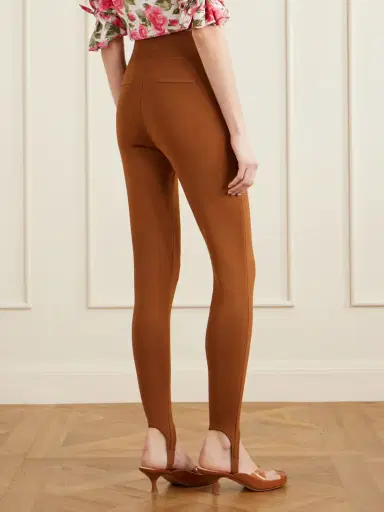 Chloé Stretch-jersey Tapered Leggings | Thumbnail 3 Chloé Stretch-jersey Tapered Leggings | Thumbnail 3