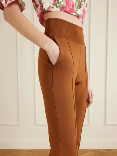 Chloé Stretch-jersey Tapered Leggings | Thumbnail 4 Chloé Stretch-jersey Tapered Leggings | Thumbnail 4