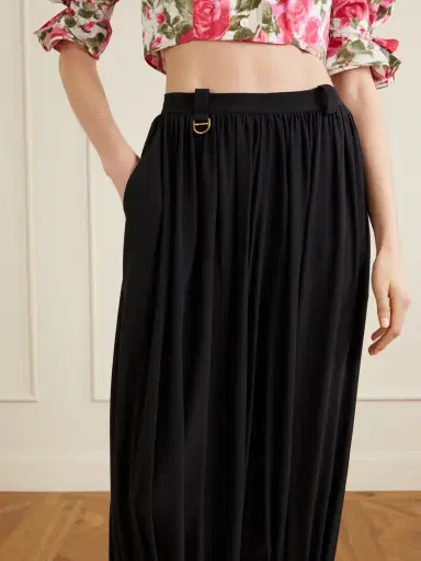 Chloé Silk Crepe De Chine Balloon Pants | Thumbnail 4 Chloé Silk Crepe De Chine Balloon Pants | Thumbnail 4