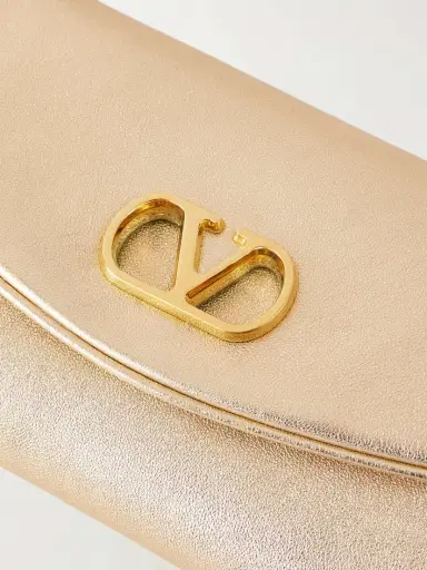 Valentino Garavani Devain Metallic Leather Shoulder Bag | Thumbnail 5 Valentino Garavani Devain Metallic Leather Shoulder Bag | Thumbnail 5