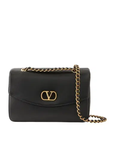Valentino Garavani Djuna Embellished Leather Shoulder Bag | Thumbnail 1 Valentino Garavani Djuna Embellished Leather Shoulder Bag | Thumbnail 1