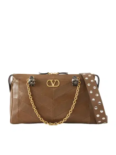 Valentino Garavani Panthea Medium Embellished Leather Shoulder Bag | Thumbnail 1 Valentino Garavani Panthea Medium Embellished Leather Shoulder Bag | Thumbnail 1