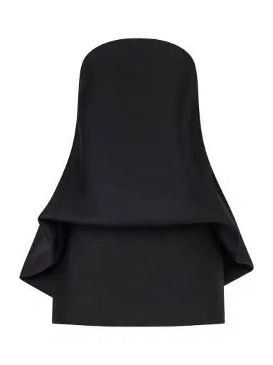 Balenciaga Wool-blend Mini Balloon Dress | Thumbnail 1 Balenciaga Wool-blend Mini Balloon Dress | Thumbnail 1