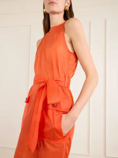 Saint Laurent Buttoned Front Midi Dress | Thumbnail 5 Saint Laurent Buttoned Front Midi Dress | Thumbnail 5