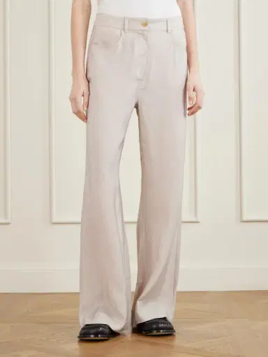Acne Studios Poltana Checked Cupro Wide-leg Pants | Thumbnail 3 Acne Studios Poltana Checked Cupro Wide-leg Pants | Thumbnail 3