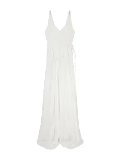 Heirlome Josephine Lace-trimmed Silk-georgette Maxi Dress | Thumbnail 1 Heirlome Josephine Lace-trimmed Silk-georgette Maxi Dress | Thumbnail 1