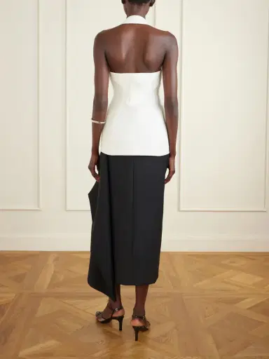 Heirlome Lupita Halterneck Sleeveless Wool And Silk-blend Top | Thumbnail 3 Heirlome Lupita Halterneck Sleeveless Wool And Silk-blend Top | Thumbnail 3