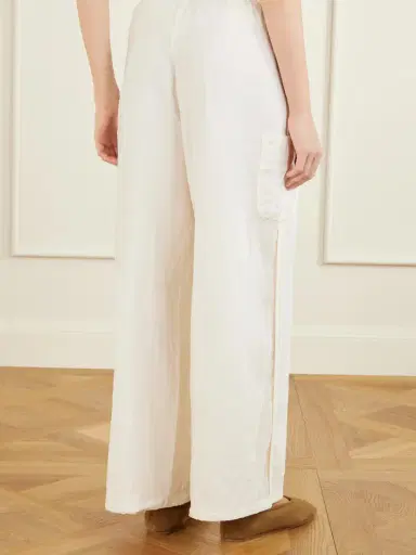 La Ligne Crinkled-satin Wide-leg Cargo Pants | Thumbnail 4 La Ligne Crinkled-satin Wide-leg Cargo Pants | Thumbnail 4