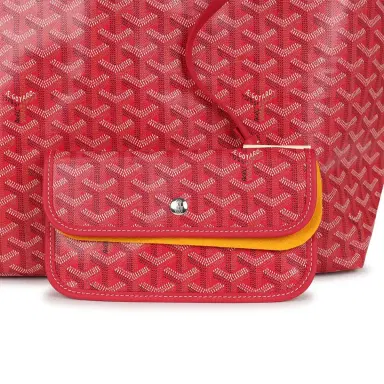 goyard Goyard Goyardine Fuchsia Saint Louis PM Tote Bag Palladium Hardware | Thumbnail 6 goyard Goyard Goyardine Fuchsia Saint Louis PM Tote Bag Palladium Hardware | Thumbnail 6