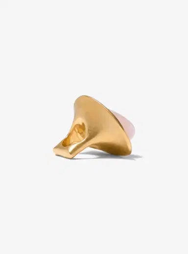 Michael Kors Collection 24k-Gold-Plated Brass and Stone Ring in Black - One Size by Michael Kors Collection | Thumbnail 16 Michael Kors Collection 24k-Gold-Plated Brass and Stone Ring in Black - One Size by Michael Kors Collection | Thumbnail 16