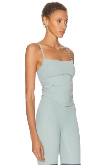 adidas by Stella McCartney Studio Cropped Top | Thumbnail 2 adidas by Stella McCartney Studio Cropped Top | Thumbnail 2