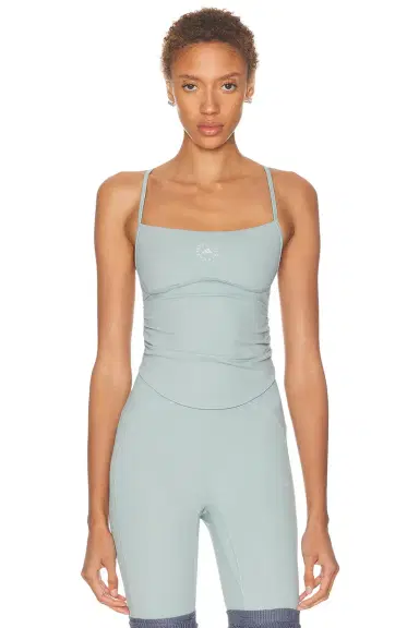 adidas by Stella McCartney Studio Cropped Top | Thumbnail 1 adidas by Stella McCartney Studio Cropped Top | Thumbnail 1