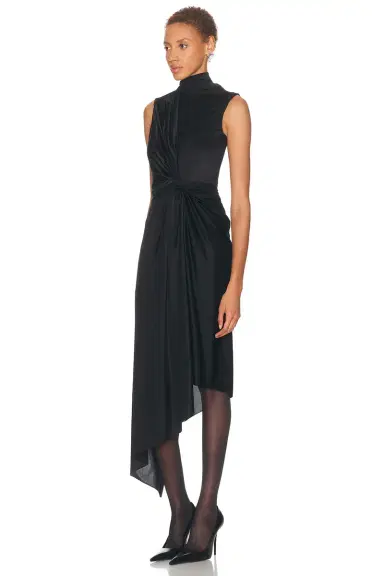 Balenciaga Mockneck Midi Dress | Thumbnail 3 Balenciaga Mockneck Midi Dress | Thumbnail 3