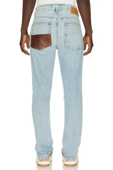 Amiri Croc Leather MX1 Jean | Thumbnail 3 Amiri Croc Leather MX1 Jean | Thumbnail 3