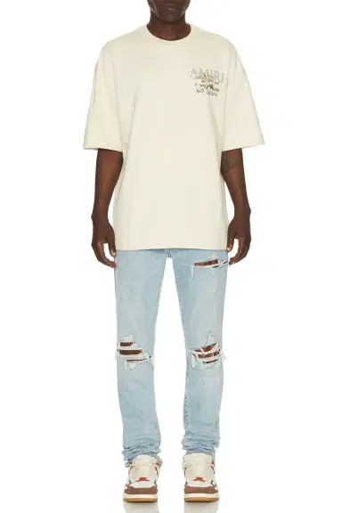 Amiri Croc Leather MX1 Jean | Thumbnail 4 Amiri Croc Leather MX1 Jean | Thumbnail 4
