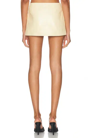 Mimchik Mulholland Leather Mini Skirt | Thumbnail 4 Mimchik Mulholland Leather Mini Skirt | Thumbnail 4