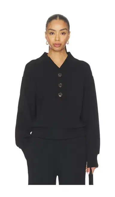 Varley Lucine Button Front Sweater | Thumbnail 1 Varley Lucine Button Front Sweater | Thumbnail 1