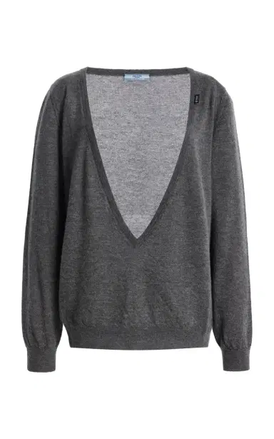 Prada Cashmere Knit Sweater | Thumbnail 1 Prada Cashmere Knit Sweater | Thumbnail 1