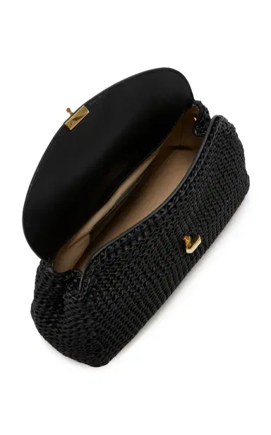 Toteme T-Lock Woven-Leather Clutch | Thumbnail 5 Toteme T-Lock Woven-Leather Clutch | Thumbnail 5